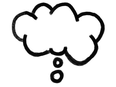 Thought bubble